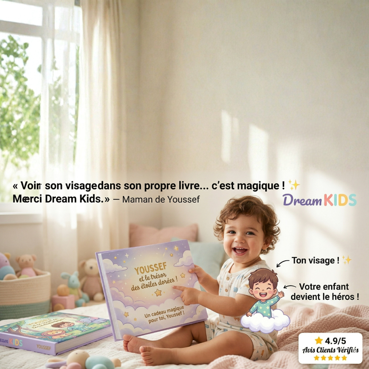Livre Personnalisé Dream Kids : Votre Enfant Devient le Héros ✨
