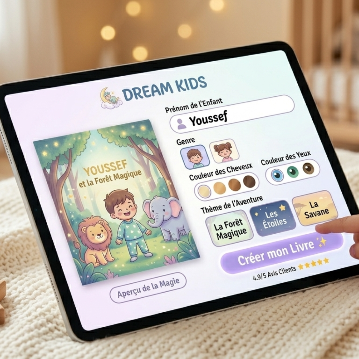 Livre Personnalisé Dream Kids : Votre Enfant Devient le Héros ✨